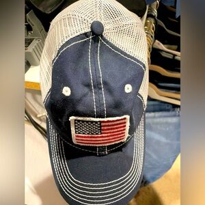 American Flag Trucker style hat